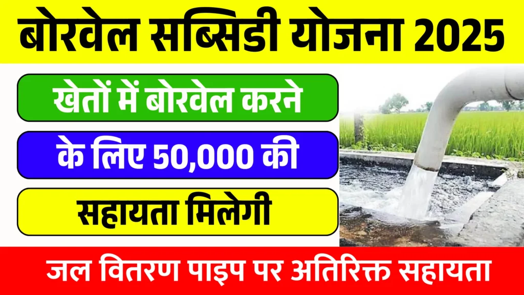 Borewell Subsidy Yojana 2025