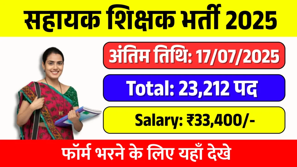 Teacher Bharti 2025 - WBSSC