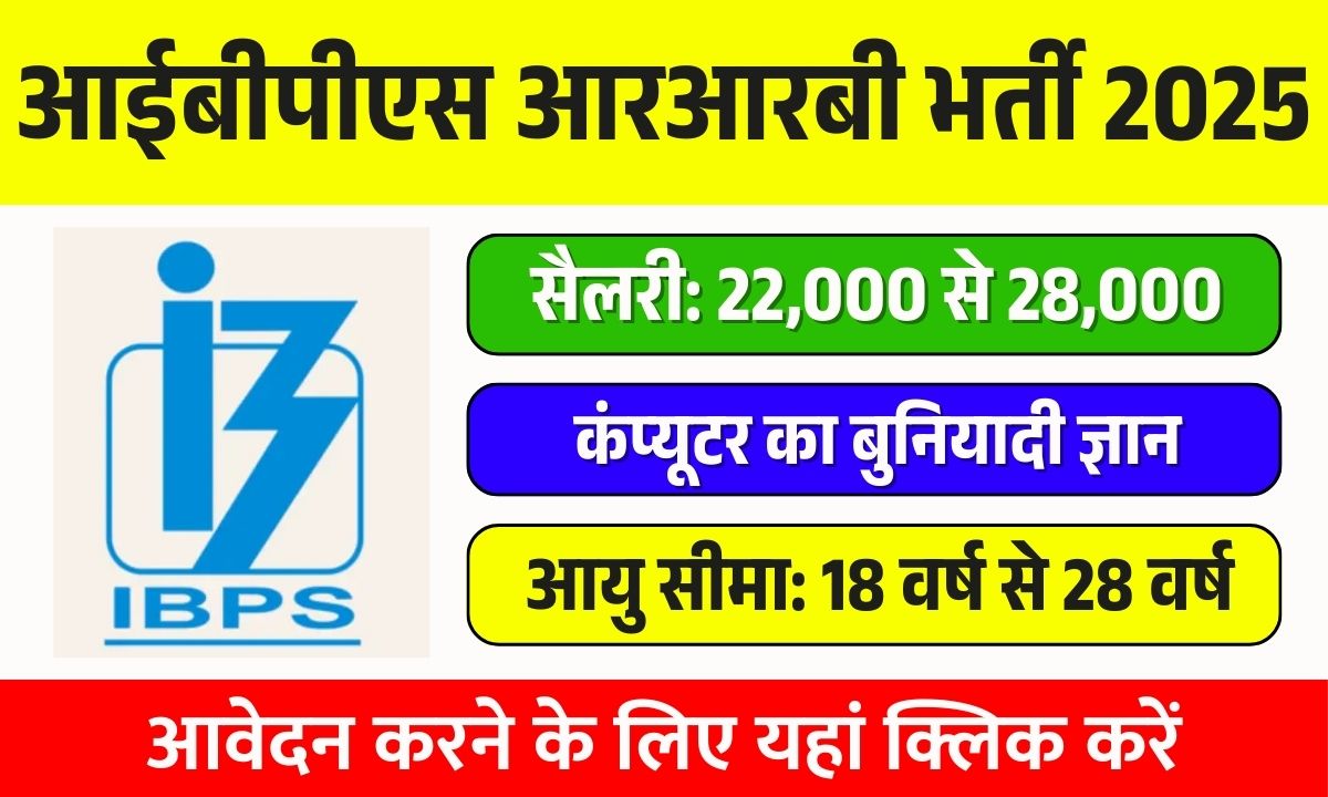 IBPS RRB 2025 for Officer & Office Assistant Recruitment